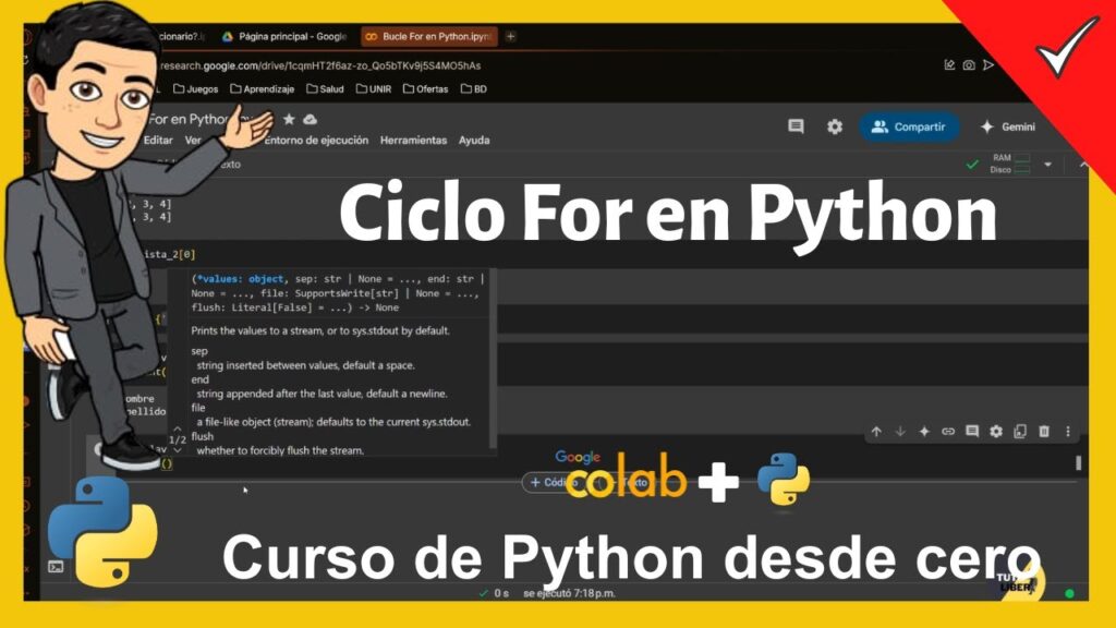 💡 Ciclo FOR en Python: Cómo se utiliza | Cap 16 2025