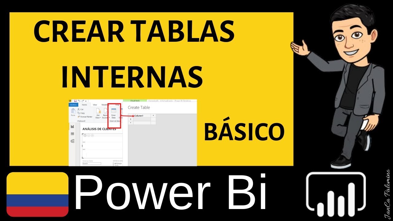 Cómo crear una tabla interna desde Power BI