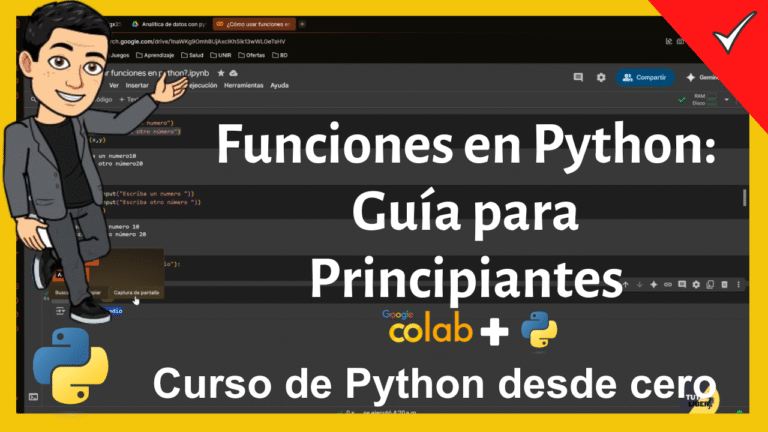 Cómo usar funciones en python