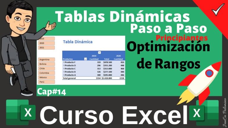 Crear Tablas Dinámicas en Excel Paso a Paso Mejor forma de usar rangos de datos