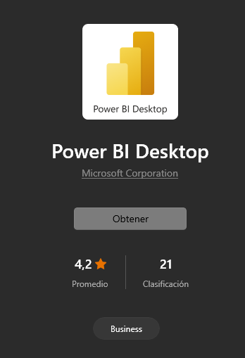 Descargar Power Bi desktop