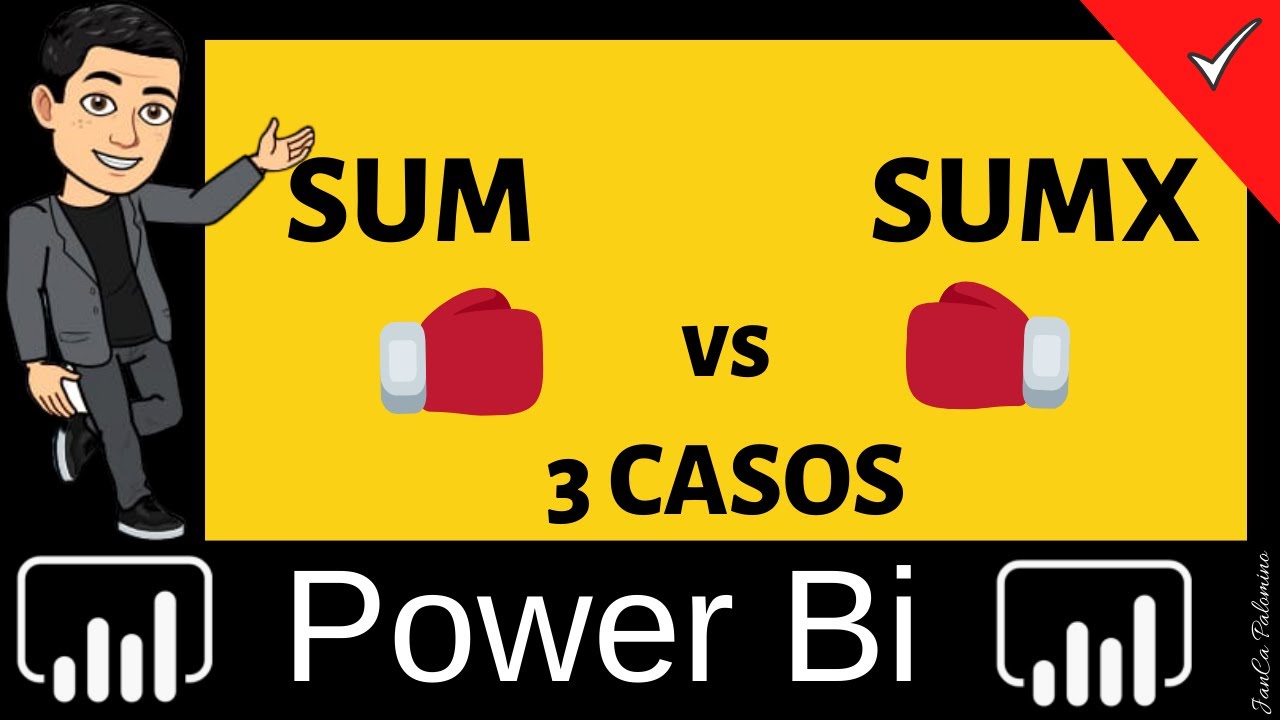 Diferencia entre SUM y SUMX Power Bi