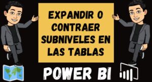 EXPANDIR o CONTRAER subniveles en las tablas de Power BI