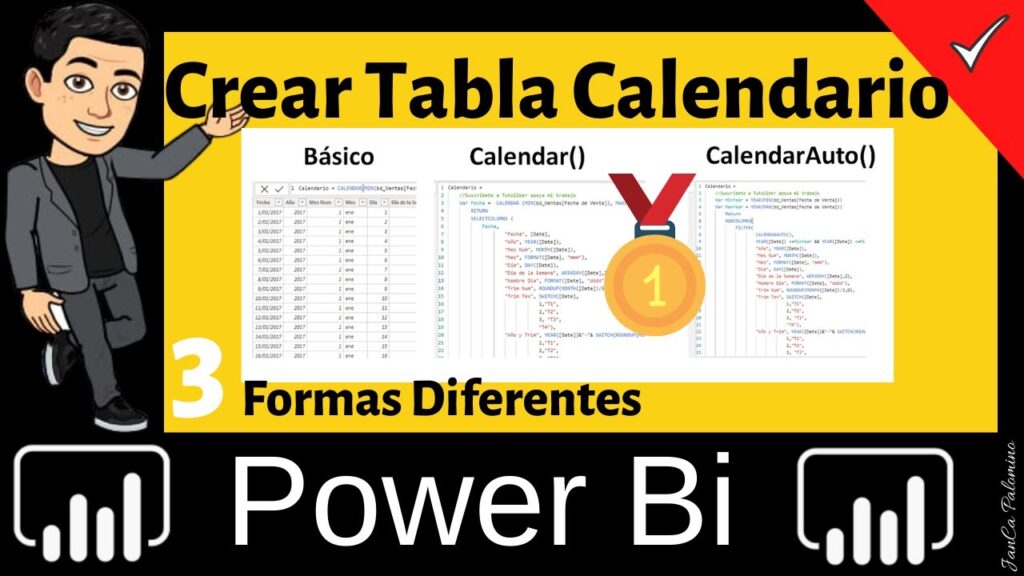 Conoce 3 Formas Diferentes de crear una tabla calendario en Power Bi