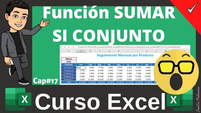 #17 Función Sumar Si y Función Sumar SI conjunto para Reporting