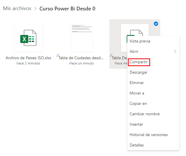 Importar datos de OneDrive a power bi gratis
