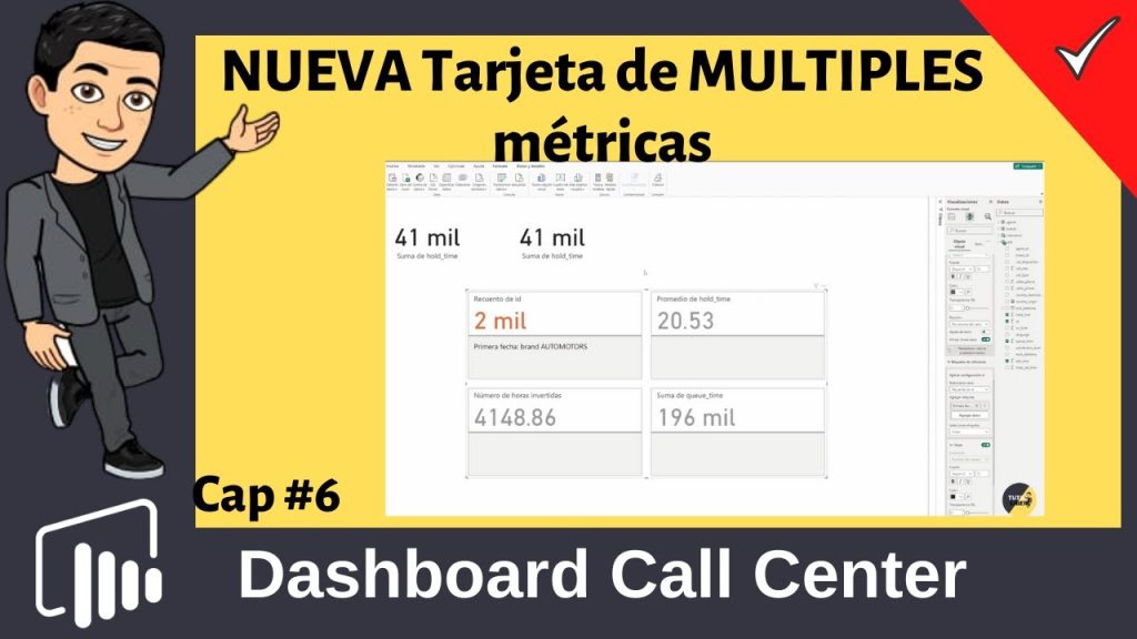 Nueva Tarjeta de múltiples métricas en Power BI