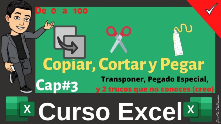 mejor forma de copiar, cortar y pegar en excel